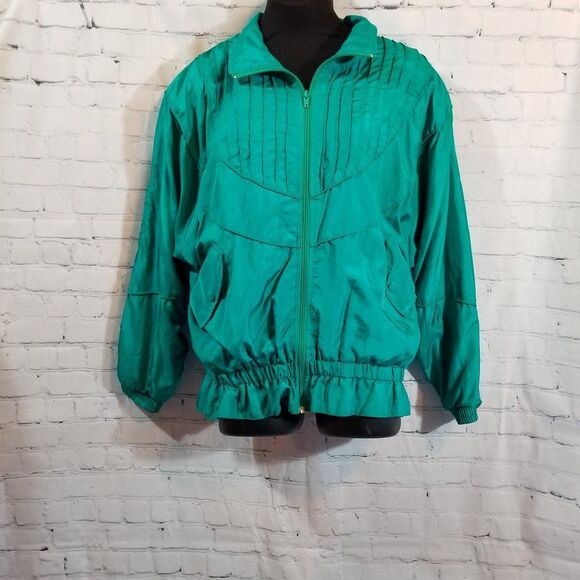 Vintage Bocoo 2 Piece Jade Green Track Suit Set Size Large - Picture 13 of 13